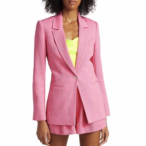 Staud Madden Blazer in Wild Orchid - Picture 15 of 16
